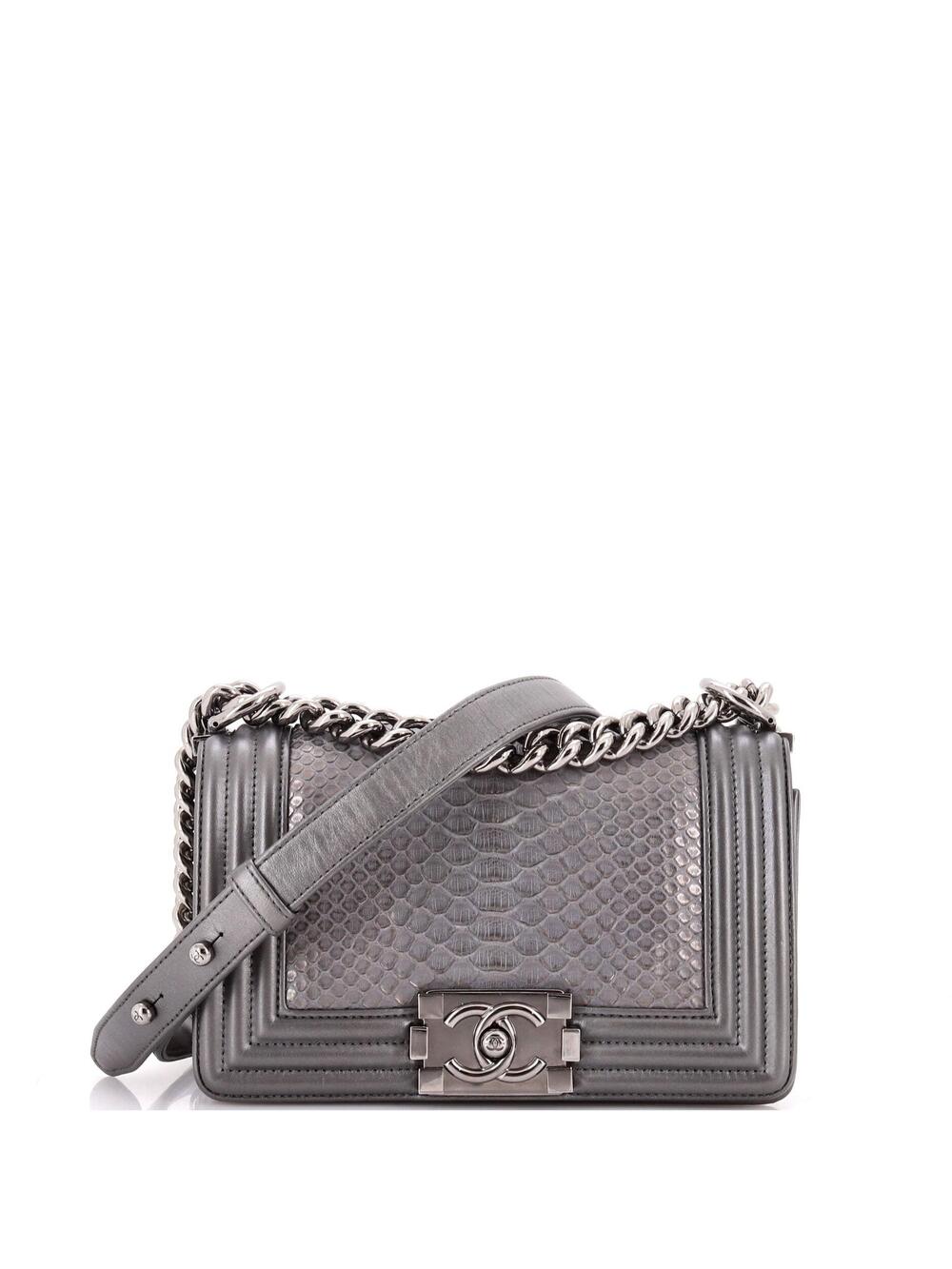 Chanel Boy Flap Bag Python Small #237943C42B